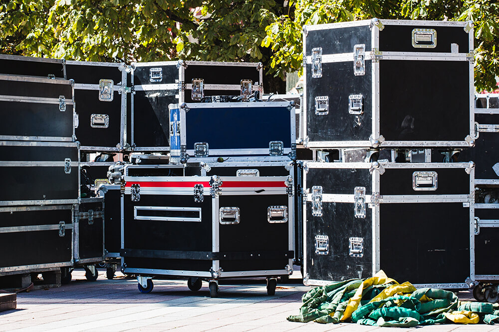 Las Vegas event equipment rentals – Dusk Till Dawn gear setup