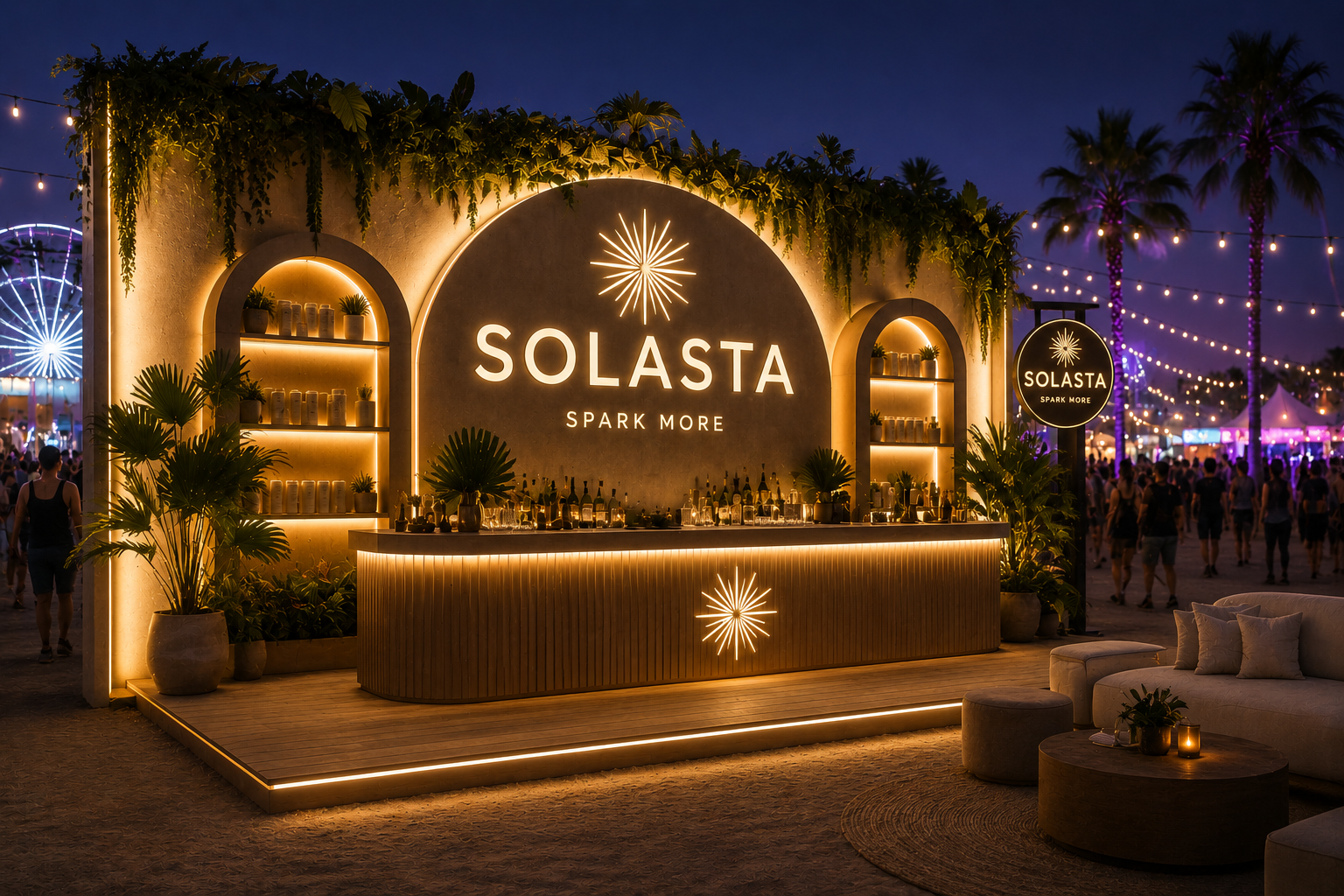Mock up of experiential brand concept